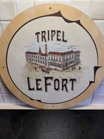 Waterbestendige ronde bierplaat Le Fort., Ophalen, Zo goed als nieuw