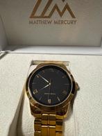 Matthew Mercury Men’s Watch Gold plated, Handtassen en Accessoires, Horloges | Heren, Ophalen, Polshorloge, Zo goed als nieuw