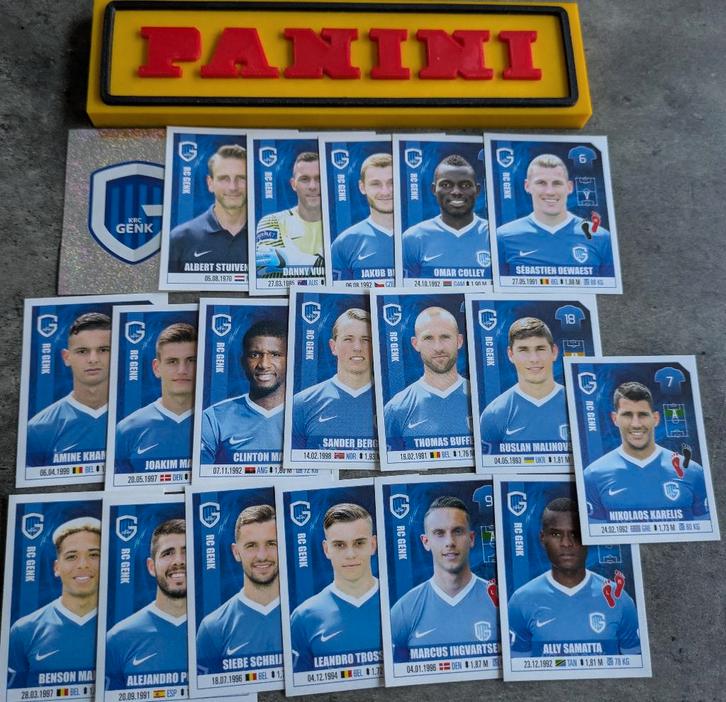 AUTOCOLLANTS PANINI FOOTBALL 2018 19X RACING GENK FOOTBALL, Hobby & Loisirs créatifs, Autocollants & Images, Neuf, Enlèvement ou Envoi