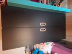 Ikea kast met deuren in het zwart/wit, Ophalen, Zo goed als nieuw