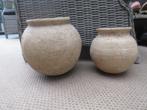 Romeinse grote kogelpotten , 2 stuks, puntgaaf, Ophalen of Verzenden