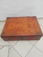 Vintage decoratie koffer in hout, 55 cm ou plus, Autres matériaux, Enlèvement, Utilisé