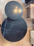 Marmeren salon tafels (set van 2), Marmer, Moins de 50 cm, Rond, 50 à 100 cm