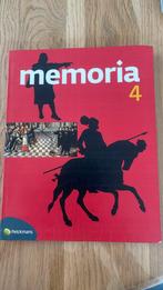 Memoria 4 Handboek, Boeken, Schoolboeken, Ophalen of Verzenden, Gelezen, Geschiedenis