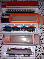 LIMA LOC + WAGON  + JOUEF WAGON ALLES IN DOOS, Ophalen of Verzenden, Zo goed als nieuw, Locomotief, Jouef