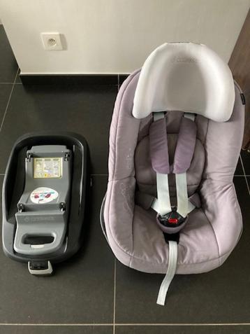 Maxi Cosi FamilyFix Base & Maxi Cosi Pearl kinderstoel Grijs beschikbaar voor biedingen