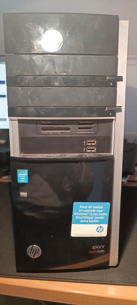 hp envy 700-309nb, Computers en Software, Desktop Pc's, Gebruikt, 3 tot 4 Ghz, HDD, SSD, 16 GB, Met videokaart, Ophalen