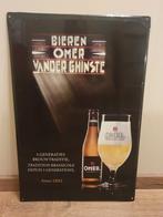 Groot Metaal Reclamebord - Omer -, Verzamelen, Ophalen of Verzenden, Gebruikt, Reclamebord, Plaat of Schild, Overige merken