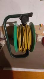 Verlengsnoer 50 m met haspel zie foto 2 licht beschadigd, Verzenden