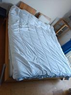 2 persoonsbed, Huis en Inrichting, Slaapkamer | Bedden, Ophalen, Gebruikt, Bruin, Tweepersoons