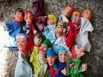 14 Marionettes - handpoppen - poppenkast, Enfants & Bébés, Jouets | Poupées, Utilisé, Enlèvement ou Envoi