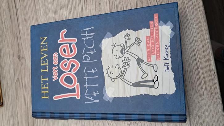 Jeff Kinney - Vette pech!, Boeken, Kinderboeken | Jeugd | 10 tot 12 jaar, Zo goed als nieuw, Ophalen