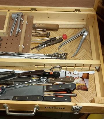 Restaurant Professioneel Koks gereedschap stevige draagkist beschikbaar voor biedingen