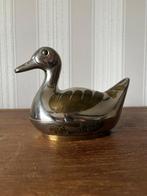 Boîte décorative en métal - canard, Enlèvement ou Envoi, Utilisé, Oiseaux, Statue ou Figurine