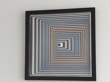 Victor Vasarely , Vonal KSZ beschikbaar voor biedingen