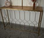 Wandtafel goud, Huis en Inrichting, Tafels | Sidetables, Ophalen, Metaal