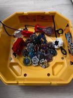 18 Beyblades met arena, Verzamelen, Gebruikt, Ophalen of Verzenden