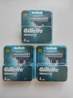 Lot de 12 lames Gillette Mach3 en 3 packs, Ophalen of Verzenden, Nieuw, Gehele gezicht, Overige typen