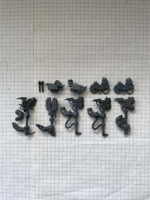 Lot d’armes de mêlée de Nob Ork pour Warhammer 40000/OPR, Hobby en Vrije tijd, Wargaming, Zo goed als nieuw, Warhammer 40000, Accessoires
