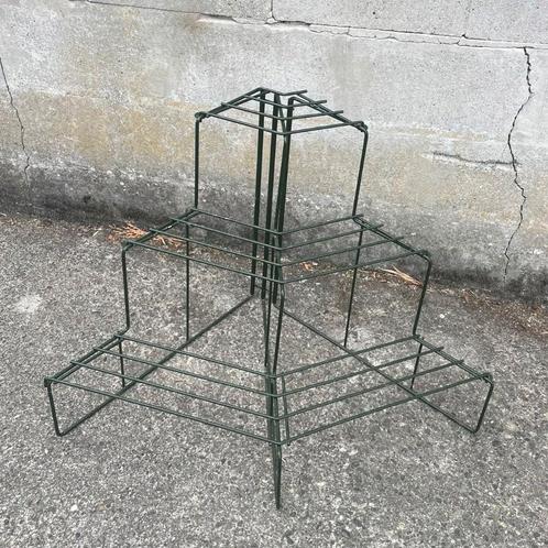 Plantenhouder, Tuin en Terras, Bloembakken en Plantenbakken, Gebruikt, Metaal, Ophalen of Verzenden