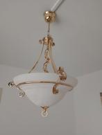 Prachtige hanglamp Hollywood Regency, Huis en Inrichting, Lampen | Kroonluchters, Zo goed als nieuw, Ophalen, Glas