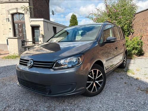 Touran 7 places GPS CLIM BLUETOOTH BOITES 6V CT OK, Auto's, Volkswagen, Bedrijf, Touran, Bluetooth, Benzine, Euro 5, Handgeschakeld