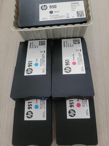 Inkjet cartridge HP 950 2x zwart+ 4x magenta+ 4x Cyaan disponible aux enchères