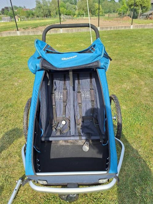 Croozer Kid for 2 fietskar – met babyzitje, joggerkit & fiet, Fietsen en Brommers, Fietsaccessoires | Aanhangwagens en Karren
