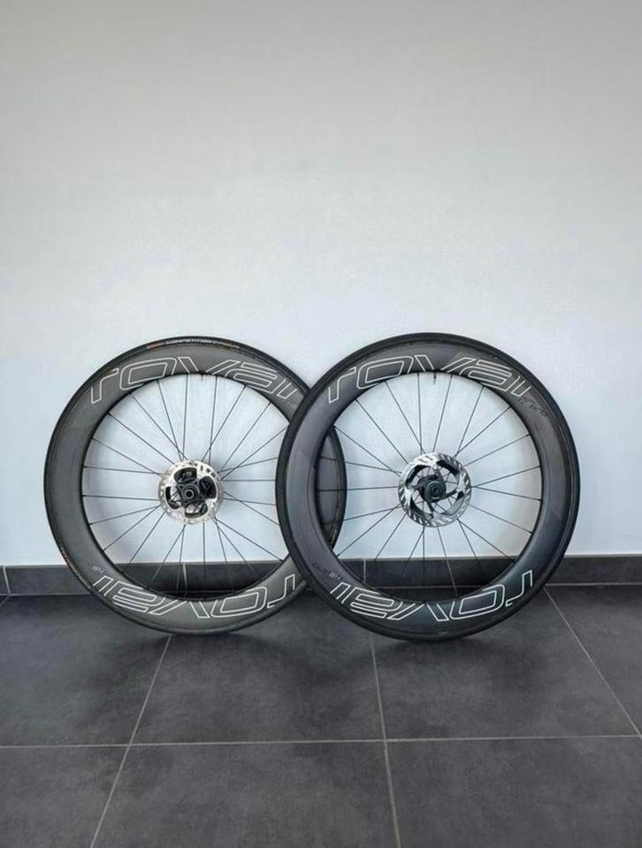Roval CLX64 carbon wielen, Fietsen en Brommers, Fietsonderdelen, Zo goed als nieuw, Racefiets, Wiel, Ophalen of Verzenden