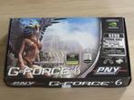 NVIDIA GeForce 6 grafische kaart met originele verpakking, VGA, GDDR2, Zo goed als nieuw, PCI