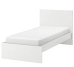 2 ikea malm bedden voor 100 euro, Huis en Inrichting, Ophalen, Gebruikt, 90 cm, Eenpersoons