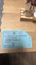 Tickets RSCA-tottenham finale uefa cup 83/84, Ophalen of Verzenden
