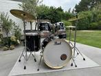 Pearl Export jet black 5-delig drumstel, Muziek en Instrumenten, Drumstellen en Slagwerk, Ophalen, Zo goed als nieuw, Pearl