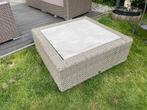 Table Basse Jardin Couleur Beige Taupe, Tuin en Terras, Tuintafels, Ophalen, Zo goed als nieuw, Vierkant, Kunststof