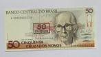 Brazilië 50 Cruzeiros  1990, Postzegels en Munten, Bankbiljetten | Amerika, Ophalen of Verzenden, Zuid-Amerika