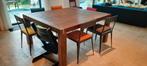 Table de salle à manger presque carrée, Gebruikt, Eikenhout, Ophalen
