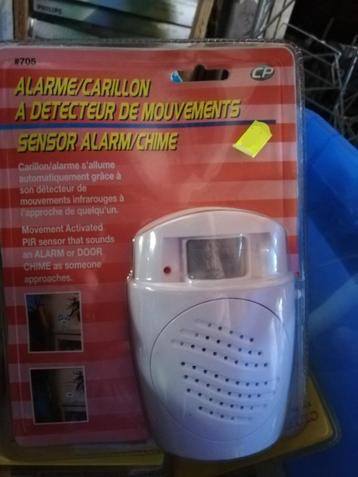 ALARME A DETECTEUR DE MOUVEMENT - NEUF, Enlèvement ou Envoi, Neuf, Détecteur, Capteur ou Alarme, Mouvement