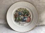 Vintage kerstbord. Royal Worcester. 1982 Christmas Evening, Ophalen of Verzenden