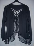 zwart bloesje (2 in 1) - Maat XXL - NIEUW !, Ophalen of Verzenden, Nieuw, Zwart, Blouse of Tuniek