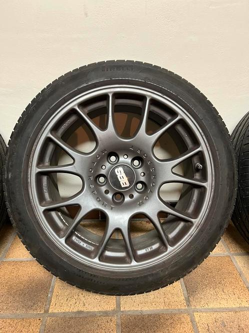 BBS Motorsport gunmetal grey 5x120 ET35 18 inch, Auto-onderdelen, Banden en Velgen, Velg(en), Ophalen