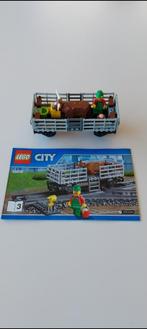 Lego trein: veewagon, Ophalen of Verzenden, Zo goed als nieuw, Complete set, Lego