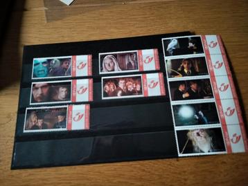 10 timbres Duostamp Harry Potter différents, Enlèvement ou Envoi, Non oblitéré