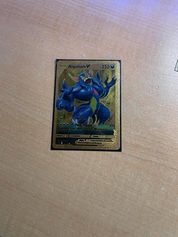 Pokemon kaarten goudkleur 5 stuks beschikbaar voor biedingen