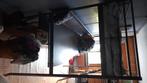 Hoogteslaapbed met bureaublad, Ophalen, Gebruikt, Eenpersoons, 160 tot 180 cm