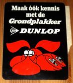 Vintage sticker Dunlop Grondplakker banden pneus retro, Comme neuf, Voiture ou Moto, Enlèvement ou Envoi