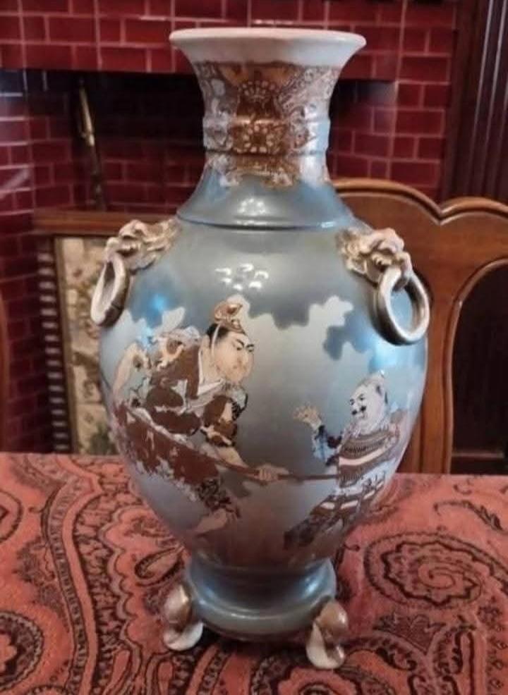 Japanse Satsuma vaas., Antiek en Kunst, Antiek | Vazen, Ophalen of Verzenden