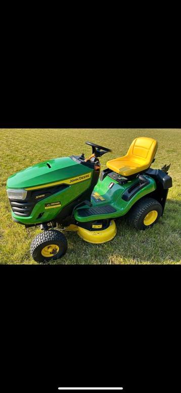 Tracteur tondeuse John Deere X147r, Enlèvement ou Envoi, Bac de ramassage, 90 à 120 cm