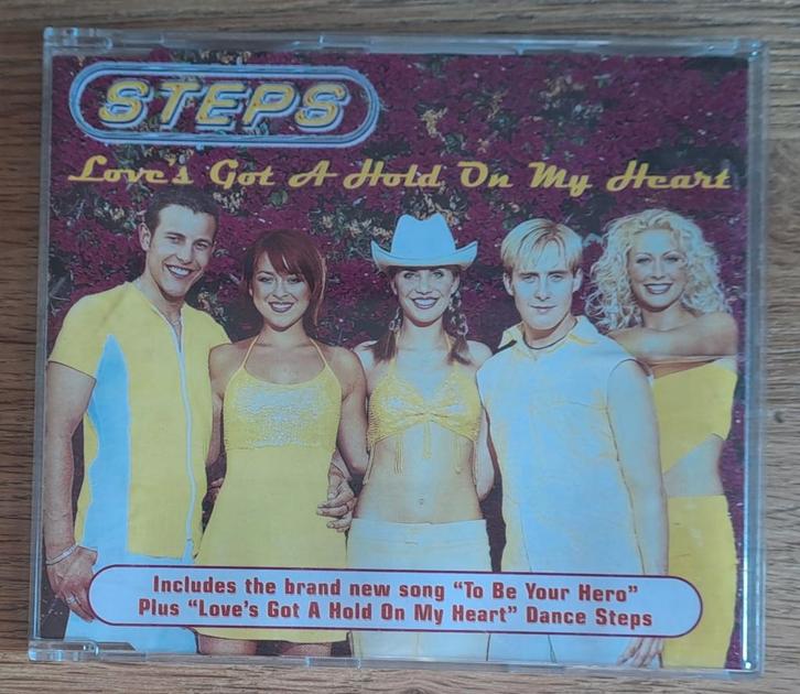 Steps - Love's Got A Hold On My Heart, Cd's en Dvd's, Cd Singles, Gebruikt, Pop, 1 single, Maxi-single, Ophalen of Verzenden