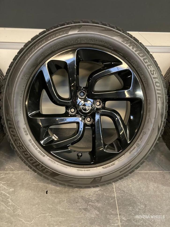 16” originele Opel Crossland velgen + winterbanden 4x108, Auto-onderdelen, Banden en Velgen, Banden en Velgen, Winterbanden, 16 inch