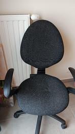 Chaise de bureau couleur gris anthracite, Ophalen, Gebruikt, Grijs, Bureaustoel
